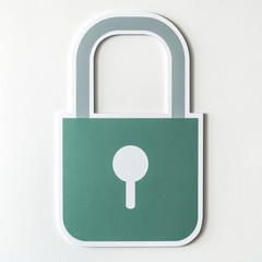 Poster - Privacy safety lock icon symbol