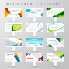 Wall Mural - Mega pack Billboard design template set