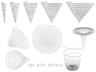 Poster - Set with spirals