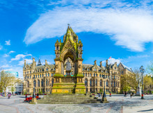 View Of The Town Hall In Manchester, England