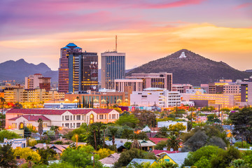 Wall Mural - Tucson, Arizona, USA Skyline