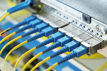 data transfer by optical fiber information technology.with selective focus.with selective focus