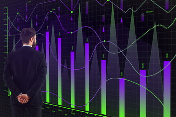 Poster - Broker trade and analysis concept