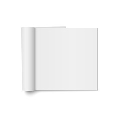 Poster - Vector mock up of realistic magazine