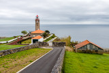 Fototapeta  - Beautiful view over Lighthouse Farol da Vila Franca do Campo in Sao Miguel Island Azores Portugal
