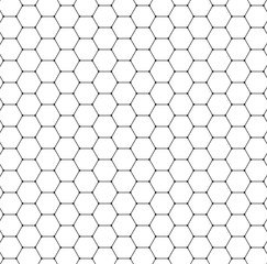 Wall Mural - Seamless Background_Honeycomb Structure #Vector Graphics