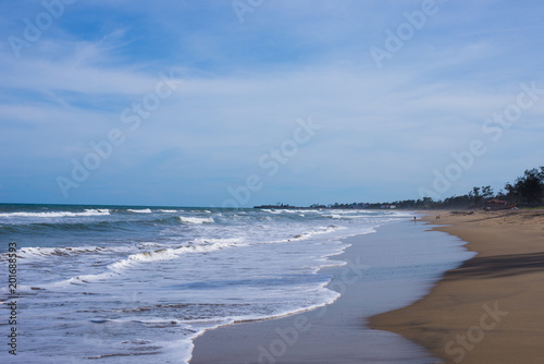 Fotografia, Obraz Mahabalipuram Beach near Chennai in Tamil Nadu, India