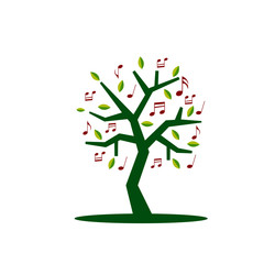 Poster - music tree logo