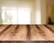 © Krakenimages.com - Wooden empty table board in front of blurred background. Can be used for display or montage any product. Mock up for display your product.