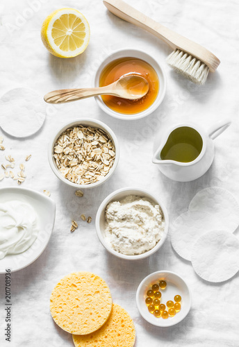 Yogurt and coconut oil face mask