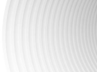 Aufkleber - Abstract of white curved architectural pattern background,Concept of future modern design architecture,3d rendering	