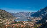 Fototapeta Uliczki - Stunning landscape of the Bay of Kotor