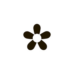 Sticker - flower icon. sign design