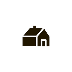 Sticker - home icon. sign design