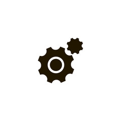 Sticker - gear icon. sign design