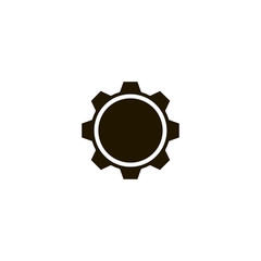 Poster - gear icon. sign design