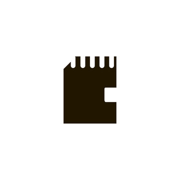 sd card icon. sign design