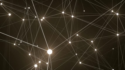 3d network abstract lines
