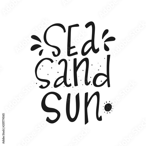 sea-sand-sun-letni-napis-o-wakacjach