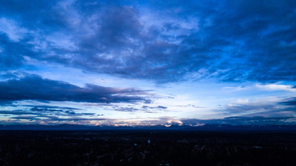 Sunrise over Seattle