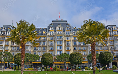 Fotomural Montreux, Belle Epoque Architektur