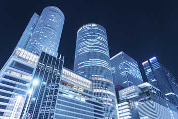 Poster - High rise office building in Nagoya city, Japan
