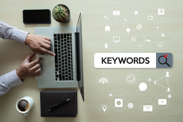 Poster - Keywords Research COMMUNICATION  research, on-page optimization, seo
