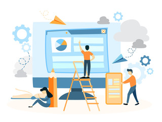 Web site building.