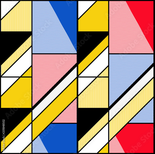colored-abstract-seamless-geometric-pattern-modular-painting-with-four-panels-background-in-the-abstractionism-style-vector-illustration