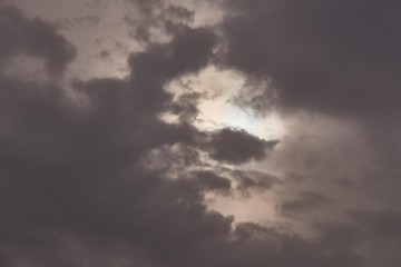 Wall Mural - stormy clouds in the sky