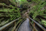 Fototapeta Dziecięca - Witches Gulch is a hidden Attraction in Wisconsin Dells and can only be reached by Boat