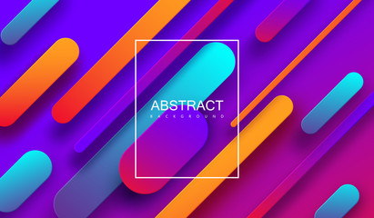 Poster - colorful creative cover design.