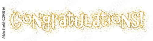 Fototapeta "CONGRATULATIONS" Card