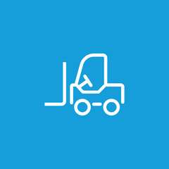 Sticker - Forklift line icon