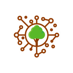 Poster - Tree Network Logo Icon Design