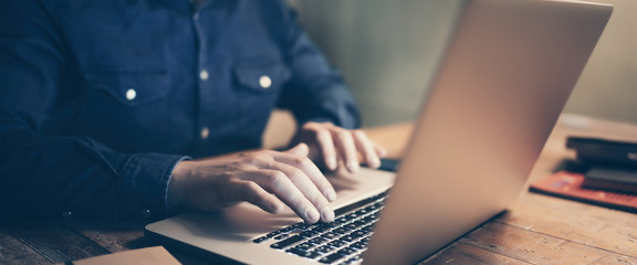 Wall Mural - Man with laptop