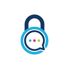 Poster - Talk Lock Logo Icon Design