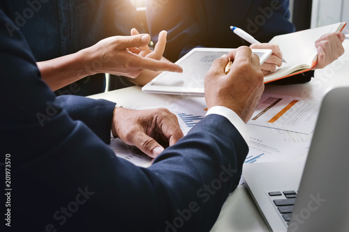 Fotomural Business Finance, accounting, contract, advisor investment consulting marketing plan for the company with using tablet and computer technology in analysis