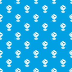Canvas Print - Web camera pattern vector seamless blue repeat for any use