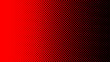 Halftone gradient dots background vector illustration. Red dotted, black halftone texture. Pop Art black red halftone, comics pattern. Background of Art. AI10