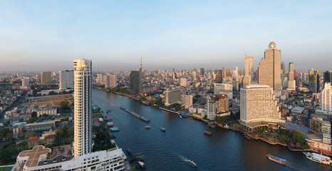 Fototapete - Bangkok panorama - Thaïlande