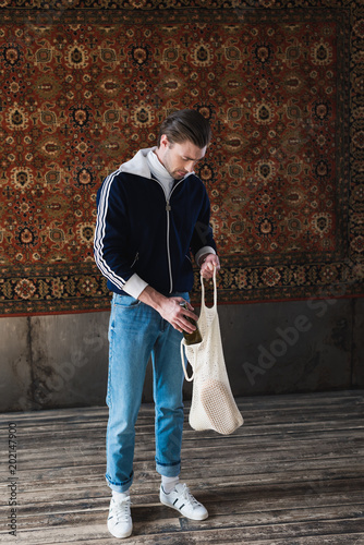 string man bag