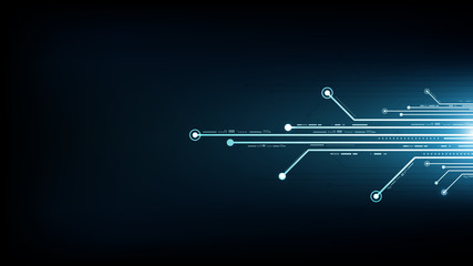 Poster - vector abstract background technology illustration communication data security