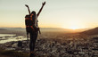 © Jacob Lund - Solo traveler enjoying the city view from hill top