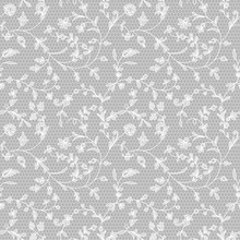 Seamless Lace Floral Ornament, Vector Illustration