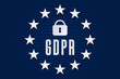 GDPR - General Data Protection Regulation. EU General Data Protection Regulation. eu gdpr vector illustration.