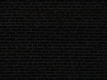 The Old Black Brick Wall Background  Texture