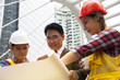 © Watercolor_Concept - Engineering team for planning design, Engineer concept..