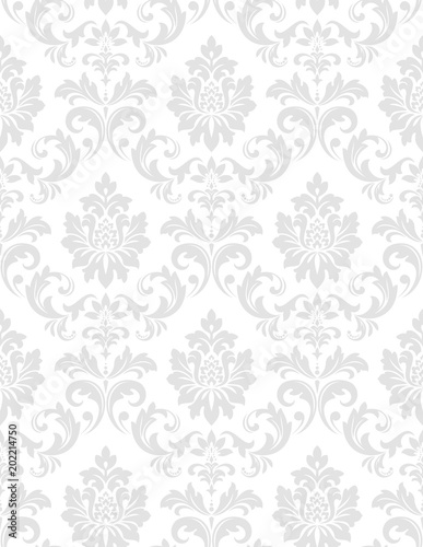 Wallpaper In The Style Of Baroque A Seamless Vector