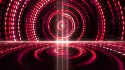 Poster - Futuristic abstract glittering colorful and elegance light dots pattern for stage show and video jockey background and screensaver